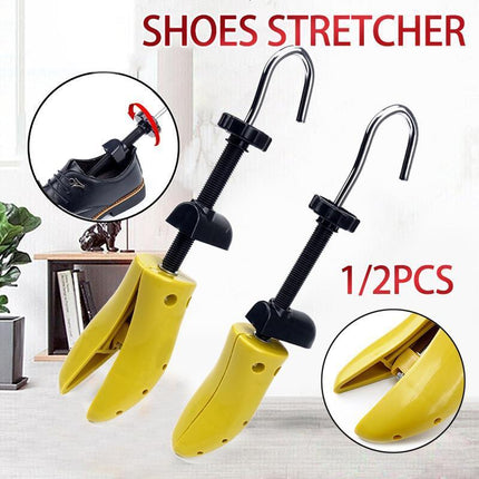 1x Adjustable Men Women Plastic Shoe /Boot Tree Shaper Keeper Stretcher Expander - Aimall