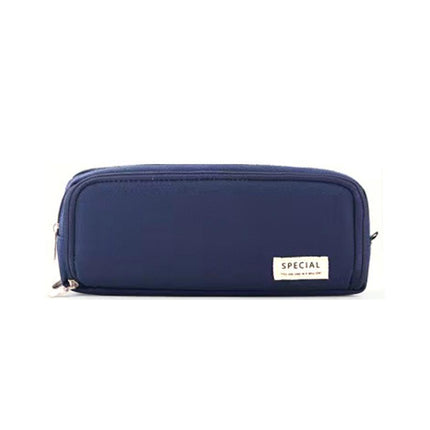 Zipper Pencil Case Large Capacity Storage Bag School Stationery Makeup Organizer - Aimall