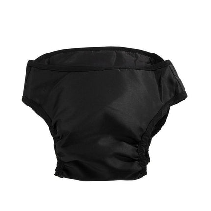 Washable Female Pet Dog Cat Nappy Diaper Physiological Pants Panties Underwear Black - Aimall