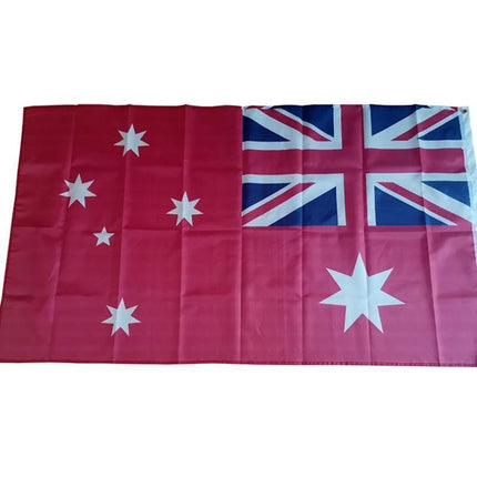 Large Australia Red Ensign Flag Duster Aussie Heavy Duty Marine Navy 90 x 150cm - Aimall