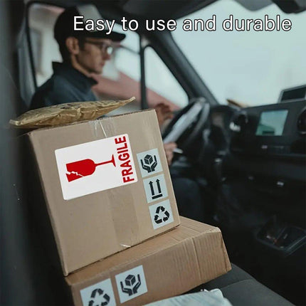 Fragile Sticker Handle with Care Logistics Warning Label for Goods Packaging Use