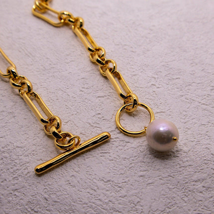 Chain Vintage OT Clasp Necklace Elegant Jewelry for Women Fashion Necklace