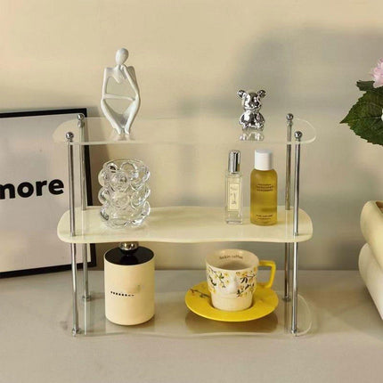 Removable Acrylic Display Stand Desktop Storage Organizer Holder Perfume Rack