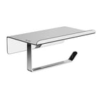 304 Stainless Steel Toilet Paper Holder Non-perforated Roll with Phone Rack