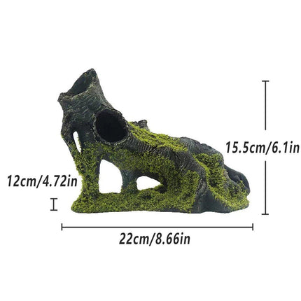 Resin Fish Tank Decorations Aquascape Dead Wood Ornament Simulation for Aquarium