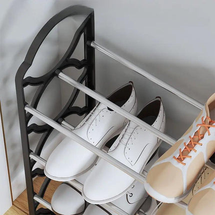 Four Layer Shoe Rack Storage Organizer Multi Tier Shoe Shelf for Entryway Closet