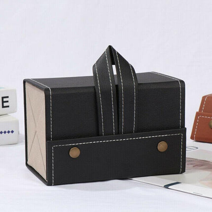 Black Multi-slot Eyeglasses Holder Storage Box Sunglasses Case Glasses Organizer - Aimall