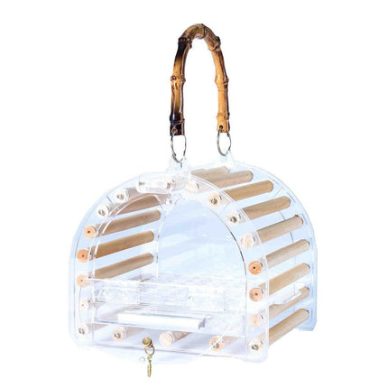 Portable Bird Carrier Bag Bird TravelCage Lightweight Cage For Parrot Ornamental