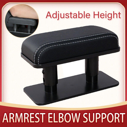 Car Armrest Cushion Leather Elbow Rest Booster for Centre Console Armrest Box