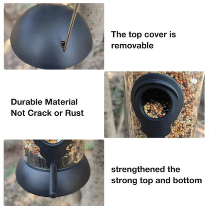 Outdoor Hanging Bird Feeder Wild Bird Feeder Garden Feeding Station for Birds