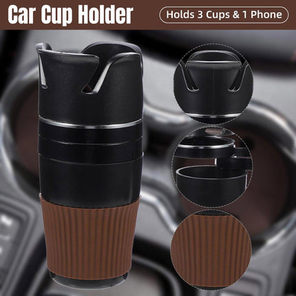 Multifunctional Car Cup Holder Storage Box Drink Organiser Vehicle Accessories