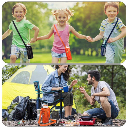4PCS Outdoor Travel Water Bottle Holder Bag Hanging Pouch for Camping Hiking