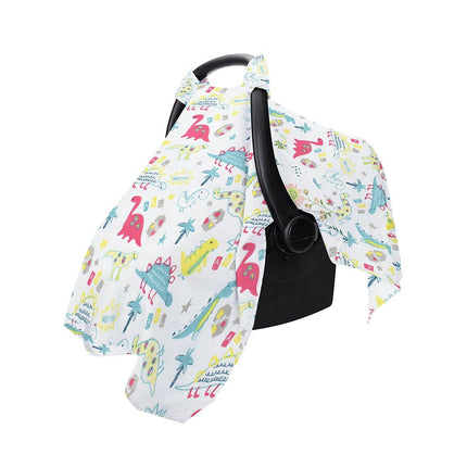 Stroller Cover Cartoon Print Carrycot Wind and Dust Shield with Protective Layer