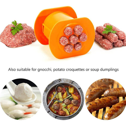 Hot Dog Maker Meat Strip Squeezer Pasta Balls DIY Kitchen Prototyping Gadget