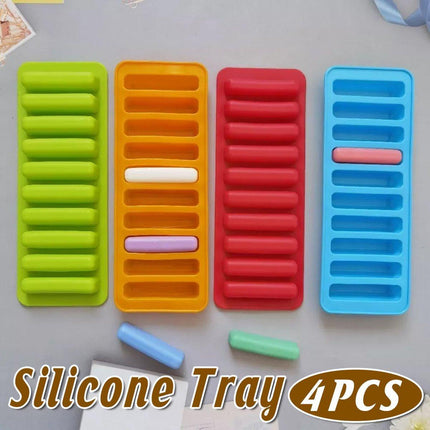 Silicone Baking Mould Finger Shaped Molds Cookie Ice Tray Chocolate Long Strips