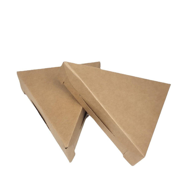 100pcs Triangle Pizza Boxes Packing Slice Pizza Storage Box for Takeaway