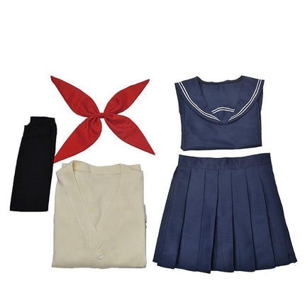 Anime My Boku no Hero Academia Himiko Toga Cosplay Costume JK School Uniform AU