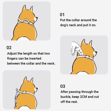 Cute Animal Essential Oil Collar for Dogs Cats Prevent Mosquito Bites
