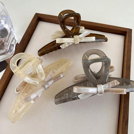 Oversized Hair Claws Shark Clip Women Elegant Ponytail Hairpin Hair Accessories - Aimall