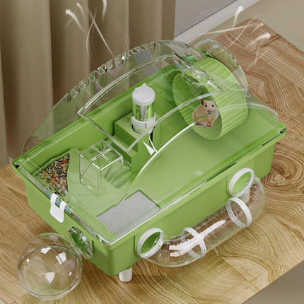 Acrylic Hamster Large Cage Luxury Villa House Playing House for Small Animals