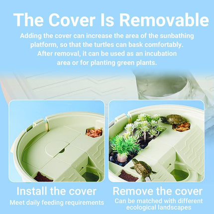 Household Large Turtle Jar Plastic Tank For Pet Reptile Turtle Care Supplies