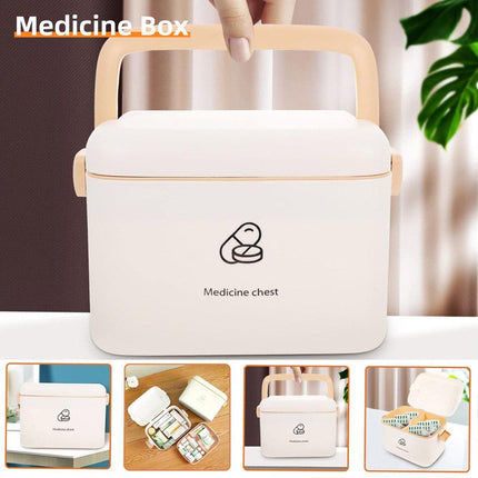 Medicine Cabinet Household Organizer Storage Emergency First Aid Kit Organizer