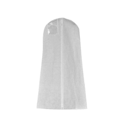 White Extra Large Wedding Dress Bridal Gown Garment Breathable Cover Storage Bag - Aimall
