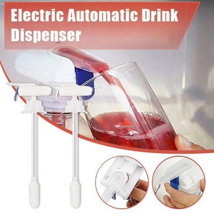 Magic Tap Automatic Electric Water Drink Milk Dispenser Beverage Spill Proof Blue - Aimall