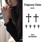 Temporary Cross Crucifix Tattoo Sticker Waterproof Body Art Fake Tattoo Decal - Aimall