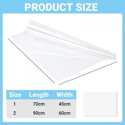 Kitchen Oil Splash Guard Wall Foil Protector Stove Cover Removable Baffle Screen - Aimall