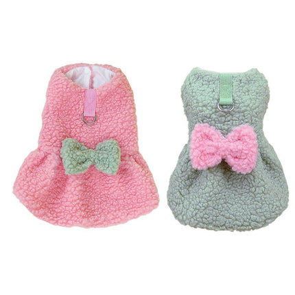 Spring Fall Pet Dog Clothes Cotton Skirt Puppy Dress for Small Medium Large Dogs