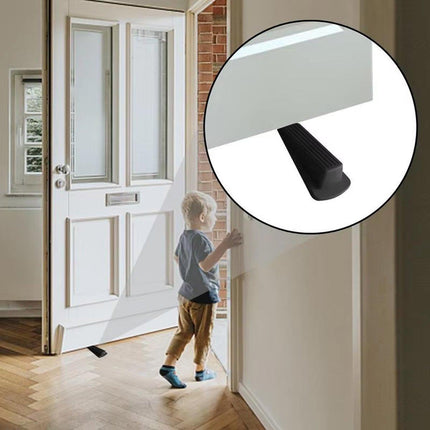5PCS Anti-Theft Door Stopper Safety Block Plug Household Door Stop Wedge Set