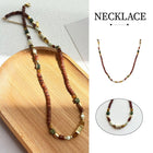 Natural Stone Beads Necklace Women Elegant Handmade Jewelry Fashion Accessory