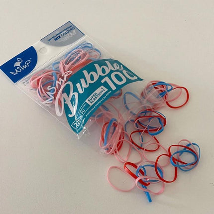 100PCS Elastic Rubber Hair Ties Hair Bands for Women and Girls