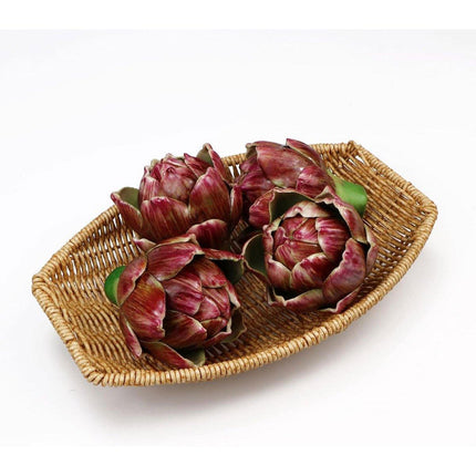 4PCS Artificial Succulent Plant French Lily Artichoke Head Household Room Decor
