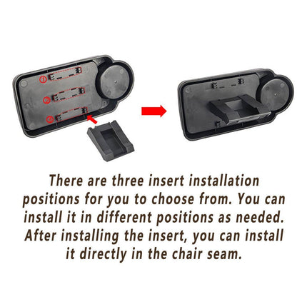 Car Storage Box Clip In Cup Holder Multifunctional Vehicle Seat Side Organizer