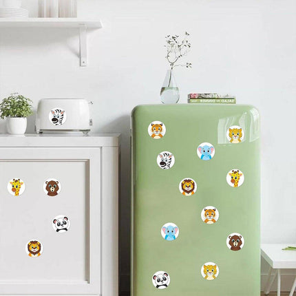 2 Rolls Animal Thank You Stickers for Toy Packaging and Decorative Gift Labelling