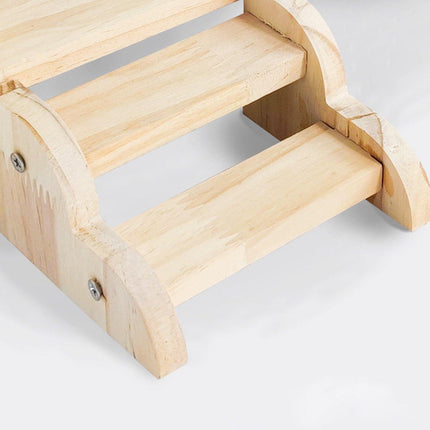 Wooden Rabbit Bed Small Animal Pet Cot Durable Sleeping Platform for Indoor Use