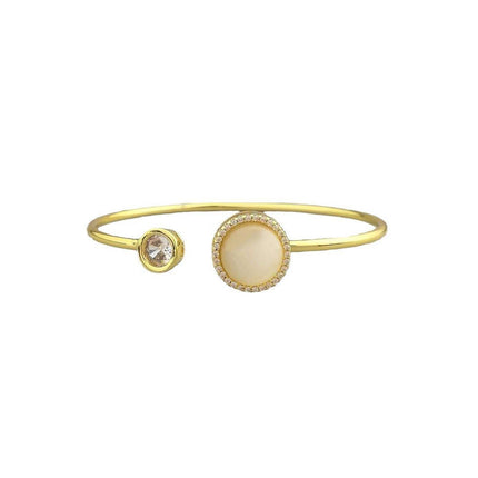 Cat Eye Bracelet Ring Set Fashion Jewellery Women Adjustable Accessories