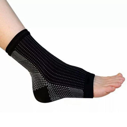 Foot Sleeve Plantar Fasciitis Compression Socks Achy Swelling Heel Ankle Black - Aimall