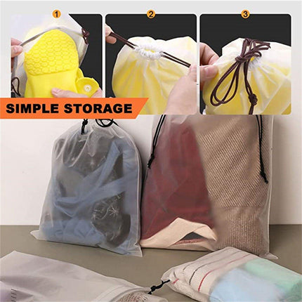 25PCS Portable Travel Shoe Bags Sport Storage Pouch Drawstring Dust Organizer
