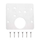 Hinge Repair Plate Rust Resistant Steel Furniture Cupboard Repair Mount Tool - Aimall