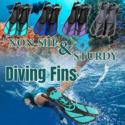 Adjustable Diving Flippers Swim Fins for Snorkeling Freestyle Training Gear