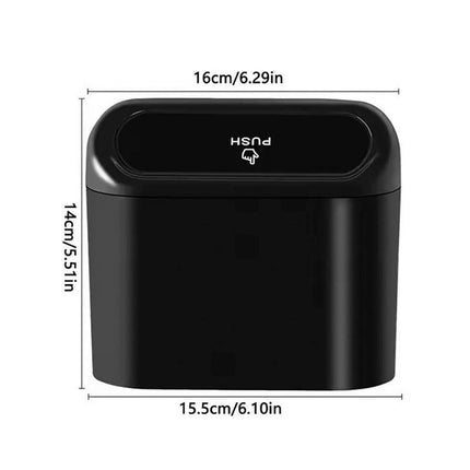Car Wastebasket Door Mounted Multifunctional Storage Box Trash Bin Organizer