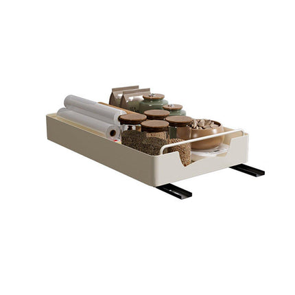 Kitchen Storage Shelf Organizer Sliding Cabinet Basket Pull Out Metal Drawer