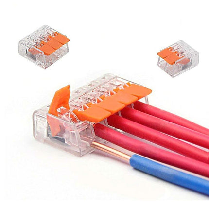 75PCS 221 Electrical Connector Wire Block Clamp Terminal Cable 2/3/5Way HOT - Aimall
