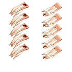 UP 30X Double-grip Hair Clips Metal Snap Barrettes Hair Styling Tool Women Girls - Aimall