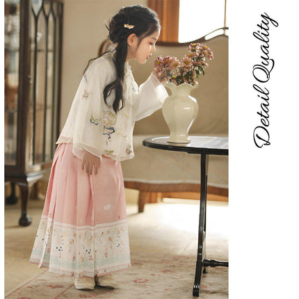 Spring Autumn Hanfu for Girls Ancient Style Tang Dress High-End Fairy