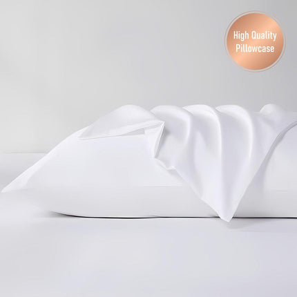 80x50cm White Pillowcase for Hotel Room Soft Cotton Pillow Cover for Bedroom
