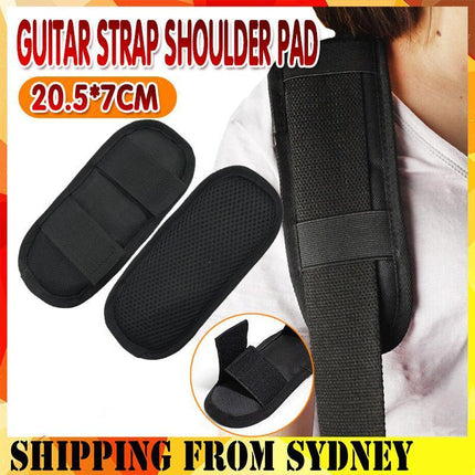 Guitar Strap Thickened For Acoustic Belt Shoulder Pad Bass Protective Anti Slip - Aimall